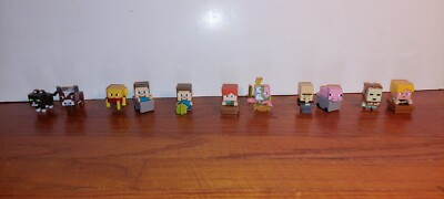 Mattel Minecraft Mini Figure Series 144 Exclusive Chase Lot Full List Steve  Alex
