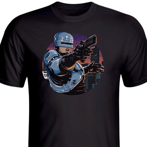 RoboCop Inspired PREMIUM T-Shirt Gift Men Unisex - RBCP-A01 - Picture 2 of 3