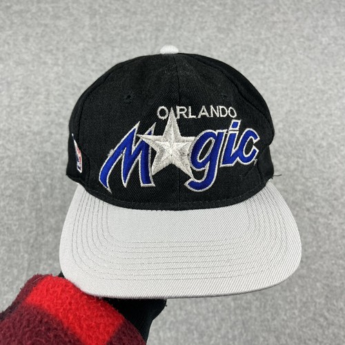 Vintage 90s Orlando Magic Sports Specialties Adjustable Wool Snapback Hat Cap