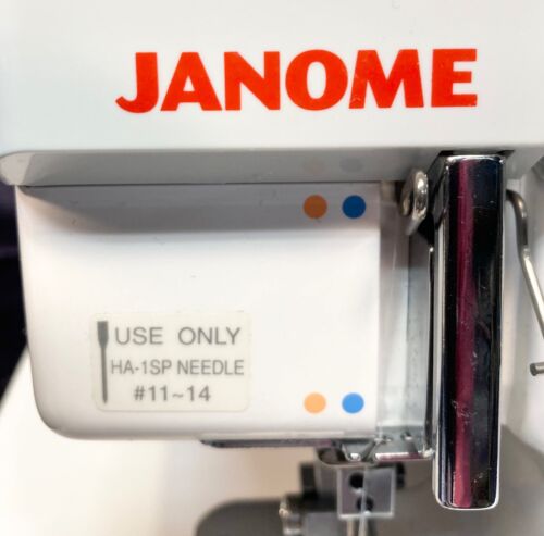 Janome 1110DX Overlocker Easy Threading Solid Metal Base Plate Ergonomic Design - Picture 9 of 11