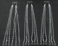 Replacement Garden Hanging Basket Spare Metal Chains Hanger Outdoor Decor 17" UK