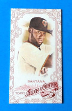 RARE . 2015 Topps Allen & Ginter MINI Red . DANNY SANTANA . #'d 04/40 . TWINS 