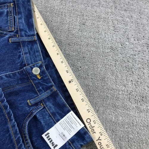 HNST Jeans Womens 32 x 32 Denim Pant High RIse Loose Wide Leg Casual Adult - Picture 6 of 9