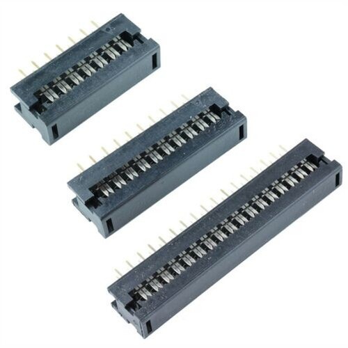 QUARKZMAN 5 Pcs Câble Plat Ruban IDC, Pas 2.54mm Largeur 13mm Longueur