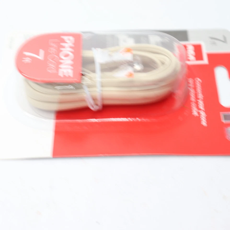 RCA Phone Line Cord Ivory 7ft. RCATP210R - Image 3 of 4