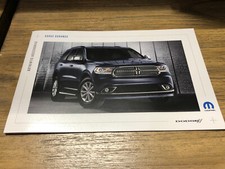 2020 DODGE DURANGO 16-page Accessories Original Dealer Brochure