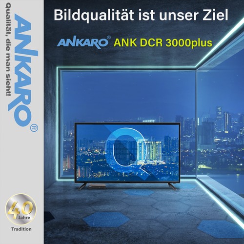 Ankaro DCR 3000 Plus Kabelreceiver mit PVR Funktion - Gebraucht wie neu - Bild 5 von 7