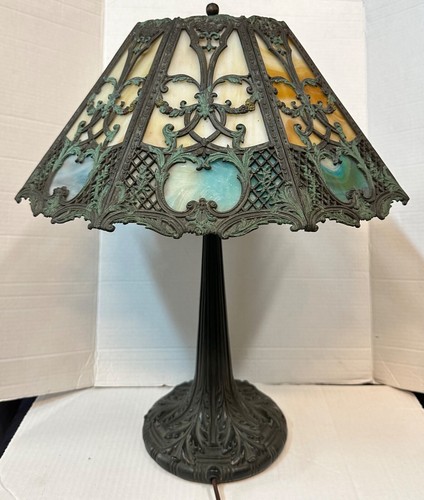American Eight Sided Panel Lamp - Picture 4 of 12