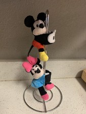 Wrist Slap Braclets Mickey And Minnie Stuffed Plushie