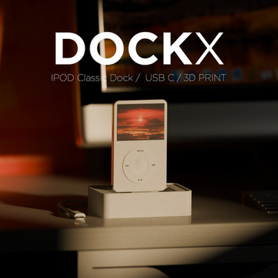 iPod Classic USB-C Charging Dock | 30-Pin Display Stand | Retro Desk Setup