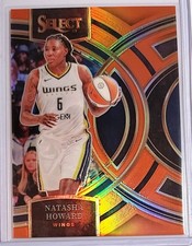 Natasha Howard 2024 Panini Select WNBA Prizm Orange Premier /125 109 Wings Fever