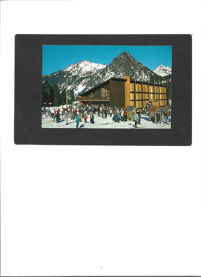 WASHINGTON STATE PC ''Snogualmie Swiss Modern Sklhaus''  UNUSED  No Writing  CLEAN