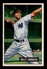 1951 Bowman #74 Billy Johnson - NM-MT