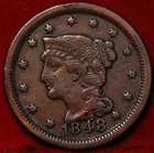 Photo of a 1848-P Large Cent from an eBay listing that sold on Jul 21, 2026