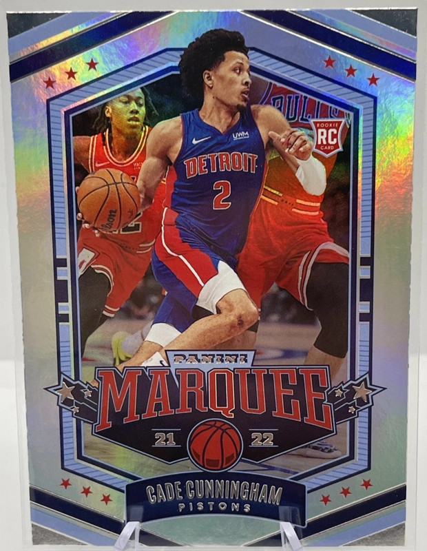 Cade Cunningham 2021 Panini Marquee Silver  Rookie Card #367 - Detroit Pistons