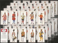 CARRERAS BLACK CAT-FULL SET- MILITARY UNIFORMS 1976 (50 CARDS) EXCELLENT+++