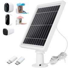 5W Solar Panel Charger Compatible with Arlo Essential Spotlight/XL Spotlight Cam