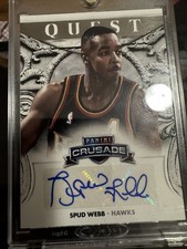 2013-14 SPUD WEBB AUTO PANINI CRUSADE QUEST AUTOGRAPHS