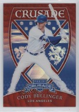 2018 Panini Chronicles Crusade Ruby Wave Prizm 110/199 Cody Bellinger #21 2l4