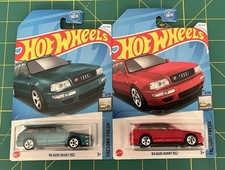 LOT OF 2 - 2024 HOT WHEELS  94 AUDI AVANT RS2 FACTORY FRESH 9/10 COLOR VARIANTS