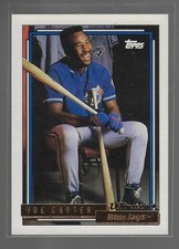Joe Carter - 1992 Topps Baseball Gold Parallel Card - #790