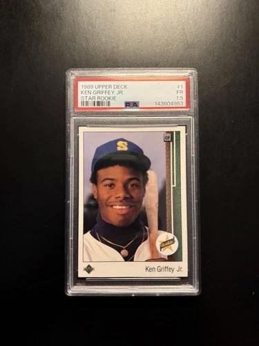 1989 Upper Deck Ken Griffey Jr Rookie Card Psa 10 1989 UPPER DECK STAR ROOKIE #1 KEN GRIFFEY JR. ROOKIE RC PSA 10