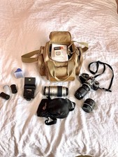 Nikon Film FM2 Camera, Nikon Lens, Pentax Lens, Tamron Lens & Accessories Bundle
