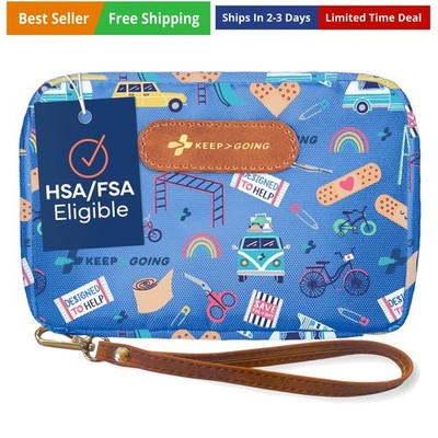 KeepGoing Travel First Aid Kit for Kids   130 Pc. for Car, Home, Purse, Diape...
