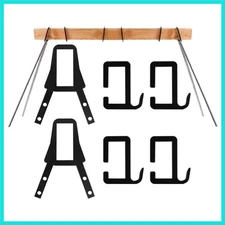 AR500 Target Stand Kit - 2x4 Mounting Bracket with Target Hanging Hook