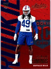 2018 Panini Absolute #141 Tremaine Edmunds RC Rookie Spectrum Blue Buffalo Bills