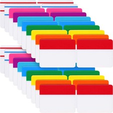 800 Pieces File Tabs Sticky Index Tabs, Writable and Repositionable Filing Ta...