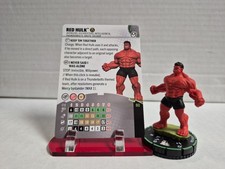 Marvel Heroclix Thunderbolts Red Hulk 037b Rare Prime w/card