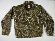 Drake Waterfowl MST Full Zip Fleece Camo Hunting Jacket Men’s XL RealTree