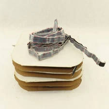 Velcro 3/4" Wide Black Self Adhesive Loop & Fastener Strip Lot/ 4 Partial Spools