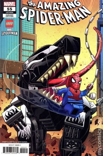 Amazing Spider-Man #55B Lim Lego Variant VF 2021 Stock Image