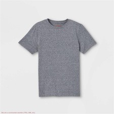 Boys' Short Sleeve Heathered T-Shirt - Cat & Jack Gray S *SEE DEAL!!!*