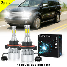 For Chrysler Aspen 2007-2009 6500K Combo LED Headlight High Low Beam Bulbs Kit