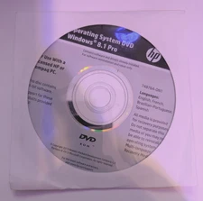 HP Operating System DVD Windows 8.1 Pro 748764-DN1 64-Bit ,(No Key)