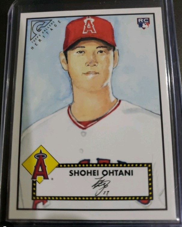 2018 Topps Gallery Baseball SHOHEI OHTANI RC HERITAGE INSERT