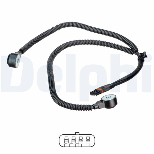 Delphi Klopfsensor AS10238 FüR Bmw X3 E64 E90 F10 E61 E70 E93 E63 E92 Z4 E60 X1-image