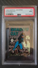1986 Marvel Comic Images Stickers #11 Shadowcat PSA 9