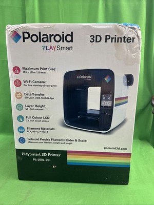 Polaroid PlaySmart 3D Printer w/ WIFI Camera PL-1001-00 New (E11)
