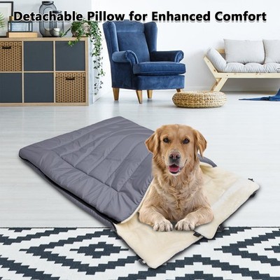 Travel Dog Sleeping Bag Draussen Dickes Haustier Schlafsack Für Reisen Neu