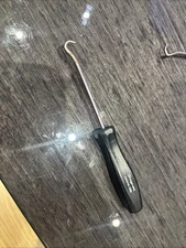 Snap On Tools USA 6" Length Mini Hook Pick Hard Handle Black 3ASHA