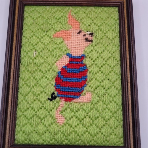 Set di 6 punti ago incorniciati Winnie the Pooh vintage arte vivaio - Foto 6 di 11