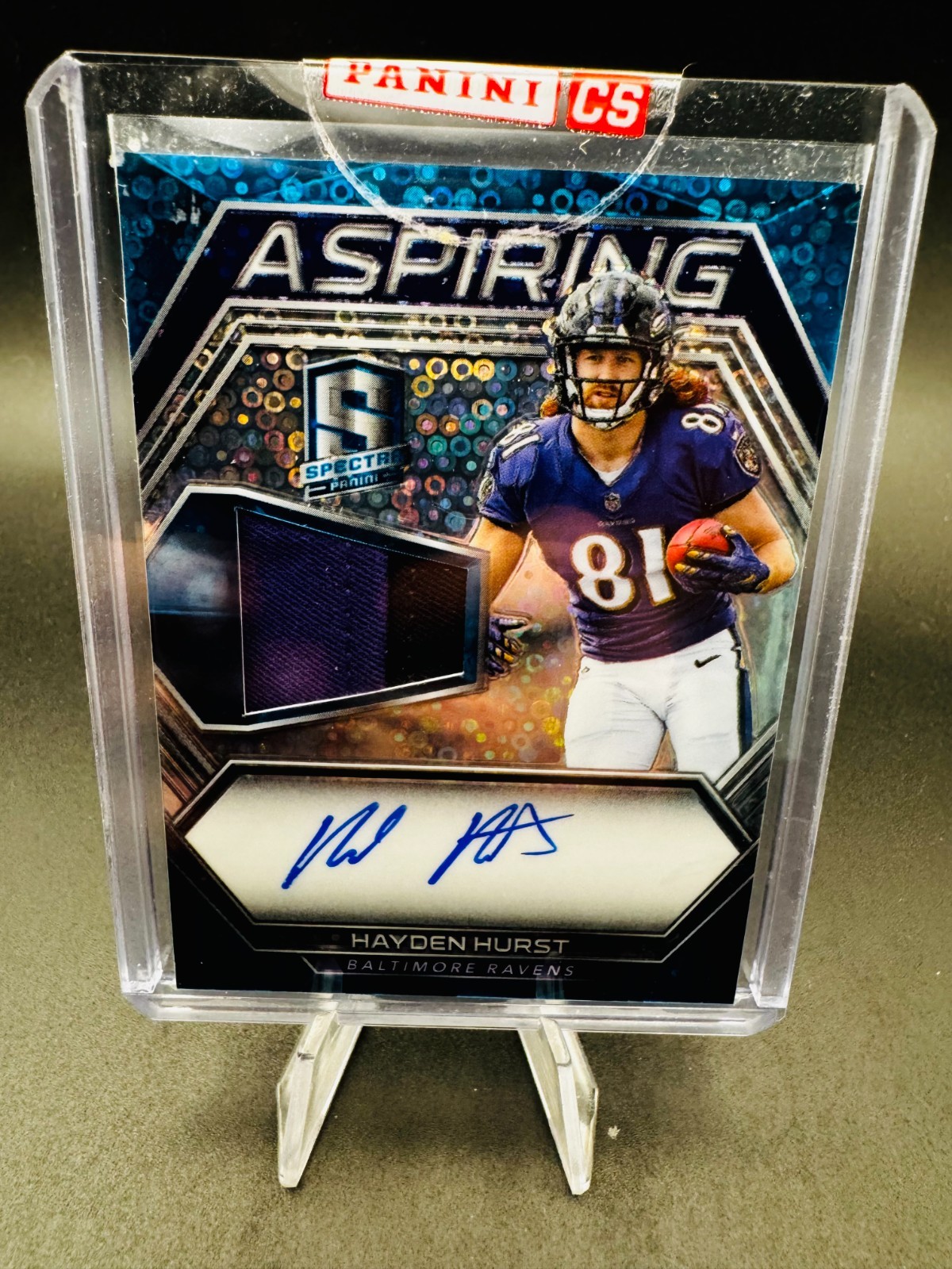 Hayden Hurst Panini Unparalleled Rookie Jersey Autographs #HH Rookie Jersey Autographs