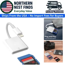 Apple Mfi Certified Lightning to SD Card Camera Reader for Iphone Ipad, FUHAYA S