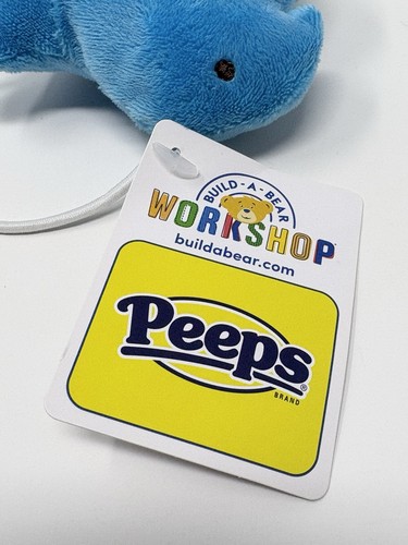 Build A Bear Blue Easter Peeps Chick Wristie Plush Accessory Tags New 3” - Afbeelding 10 van 15