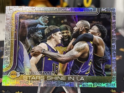 25-26 Topps NBA Flagship Basketball Showtime Stars Shine In LA LogoFoil LeBron ! | eBay