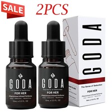 2X 15ml GODA For Her Pheromone Perfume For Women Long-Lasting Jasmine Rose  HOT
